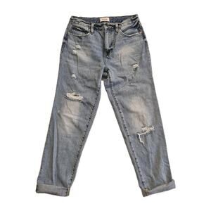 PISTOLA Presley High Rise Jeans 27 Blue Virginia Beach 90s Vintage Distressed